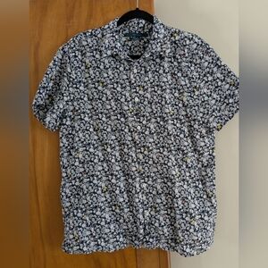 Perry Ellis Button Down Linen Shirt